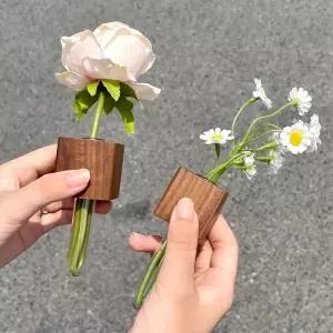 원목 마그넷 미니 화병