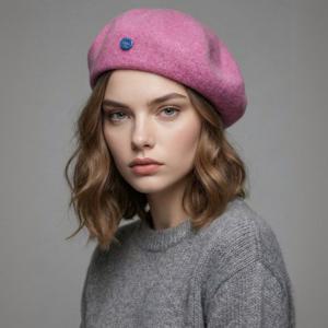 루앤래 울베레모 100% WOOL 겨울베레모 니트베레모 빵모자 헌팅캡 여성겨울모자 비니 페도라 산책룩 하객룩