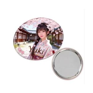 뱃지 세련된 메탈 거울 핀버튼 원형 DIY 세트 58MM 100개 뱃지제작