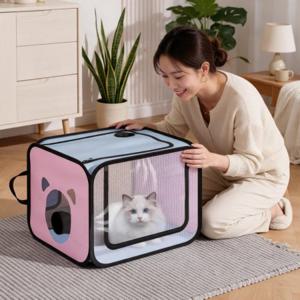반려동물 드라이룸 접이식 케이지 고양이 이동장 강아지 목욕후 건조룸 하우스
