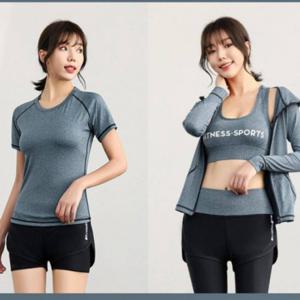 여성 운동복 5종 세트 트레이닝복 후드집업 레깅스 브라탑 헬스 요가