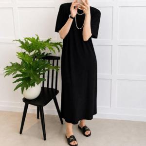 플리츠원피스 플리츠 루즈핏 데일리 주름 롱원피스 JGR-1010641 주름원피스