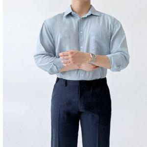 6컬러 남자린넨셔츠 오버핏 린넨 코튼 긴팔 셔츠 여름 남성 린넨셔츠 남방