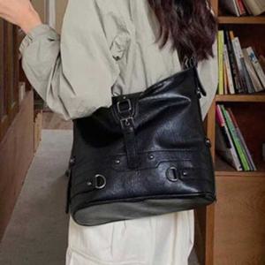 숄더백 크로스백 투웨이 빅사이즈 데일리 캐주얼 가방 여성 빈티지 버클장식