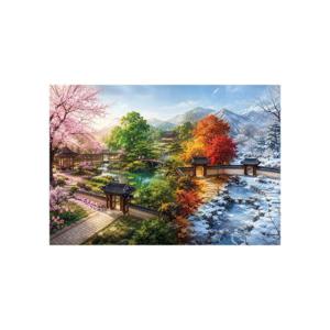 환상적인 정원의 사계절 미니 직소퍼즐 2000피스 (반품불가)