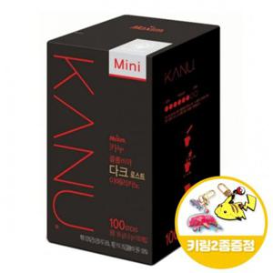 카누 미니 다크 아메리카노 100Tx1개+키링2종 커피믹스 사무실커피 봉지커피