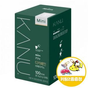 카누 미니 디카페인 100Tx1개+키링2종 커피믹스 사무실커피 봉지커피