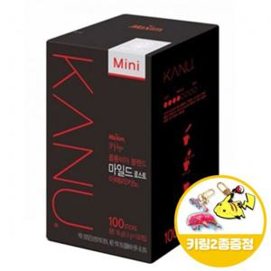 카누 미니 마일드 아메리카노 100Tx1개+키링2종 커피믹스 사무실커피 봉지커피
