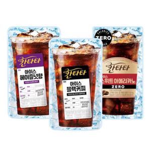 칸타타230ml헤이즐넛+카라멜+블랙+스위트제로10팩씩 커피 총40팩