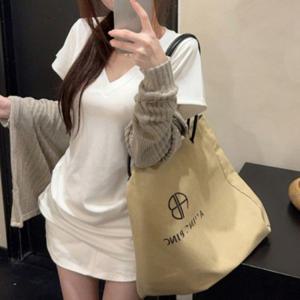 여성 데일리 브이넥 반팔 롱 티셔츠 FSF-G 데일리룩 0013 SWC-1010602