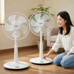 스탠드 선풍기 써큘레이터 발터치 접이식 원룸 폴더블 무선