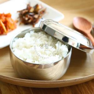 퀸센스 스텐 합식기 공기 10개 쇠밥그릇이중 스텐이중밥그릇 명절용제기 업소용이중밥공기 이중공기