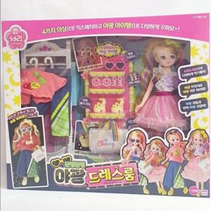 체리 블링블링 야광 드레스룸 캐릭터인형 패션인형 여아인형 역할놀이 소꿉놀이