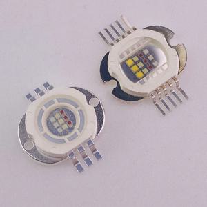 30W RGB RGBW 고출력 LED 9/12칩 3/5핀 몰딩 LED 무대 다채로운 광원 비드