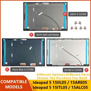 IdeaPad 5-15IIL05 15ARE05 5-15ITL05 5-15ALC05용 LCD 백 코브 상단 케이스 후면 뚜껑 수리 5CB0X56073 5CB0X56075 실버/그레이/블루