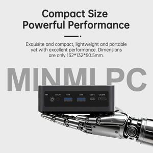 오큘링크 미니 PC 울트라9 185H 울트라7 165H 울트라5 125H DP HD 2*i226V 2.5G RJ45 타입-C 데스크탑 오피스 게이밍 컴퓨터 와이파이6E BT5.3