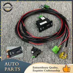 폭스바겐 골프 7 MK7 VII 및 파사트 B8 5Q0035726E 5Q0 035 72E용 CarPlay 미디어 USB AUX 스위치 MIB2 MDI USB AMI 어댑터