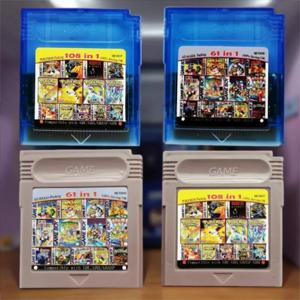 GBC 게임 콤보 포켓몬 시리즈 61in1 108in1 게임 비디오 게임 카트리지 카드, GBC/GBA/SP/GBM용 영어 버전