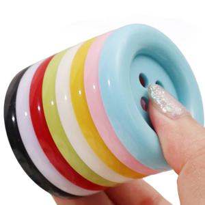 10/100개 DIY 5cm 초대형 플라스틱 단추, 공예용 바느질 4구 레진 단추, 귀여운 천 장식 DIY 수제 바느질 도구
