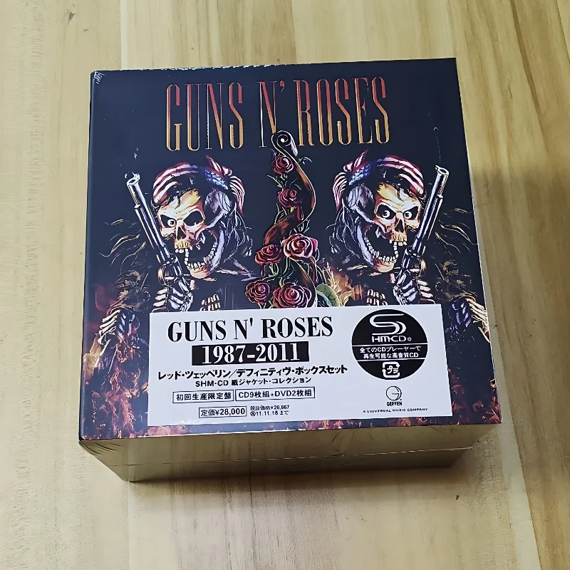 9CD+2DVD 유럽 및 미국 하드 록 밴드, 하드커버 CD, 1987-2011, 영원한 클래식 록 밴드.