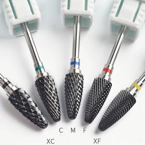 1or5pcs 블랙 세라믹 네일 드릴 비트 3/32'' 안전하고 전문적인 네일 클리닝 폴리싱 헤드 각질 및 죽은 피부 제거용