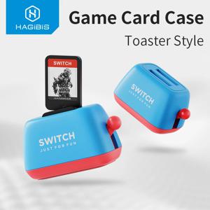 Hagibis 스위치 게임 카드 케이스 Nintendo Switch Lite/OLED 토스터 보관 홀더 귀여운 휴대용 창의력 보호 커버