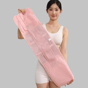 산후 여성용 심리스 바디 쉐이퍼, 복부 보정 및 축소 효과, 솔리드 컬러 탄력 허리 트레이너 거들 벨트