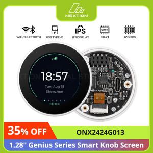 NEXTION 1.28″ Genius 시리즈 ESP32-S3 IPS 스마트 노브 스크린 LCD 로터리 디스플레이 Wi-Fi 블루투스 5 ESP-IDF 아두이노 IDE 지원