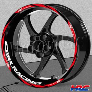 오토바이 휠 스티커 스트라이프 림 허브 HRC 데칼 액세서리 CBR 1100 CBR1000RR 600RR 125 650 500R 300R 250R