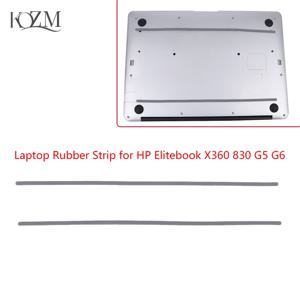 고무 스트립 노트북 하단 쉘 커버 발 패드, HP Elitebook X360 830 G5 G6 용, 미끄럼 방지 범퍼 발 스트립 노트북 도구, 1 개, 2 개