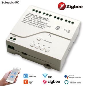 ZigBee 무선 스위치, DIY 자동화 모듈, 스마트 라이프, 투야 앱 리모컨, 스마트 릴레이 리시버, 1 채널, 2 채널, 4 채널, 7-32V, 85-220V, 신제품