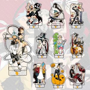 Anime Soul Eater 15cm 아크릴 캐릭터 블랙 스타, 키드 스탠딩 모델 스탠드 데스크탑 장식 선물