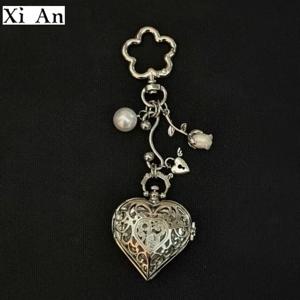 오리지널 할로우 하트 포켓 워치 체인 키체인 디자인 스팀펑크 시계 빈티지 목걸이 펜던트 쥬얼리 시계 남녀 공용 선물