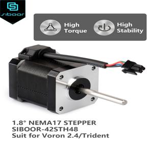 3D 프린터 1.8 °   NEMA17 스테퍼 모터 SIBOOR-42STH48 모터 1.8도 보론 2.4 트라이던트 3D 프린터용