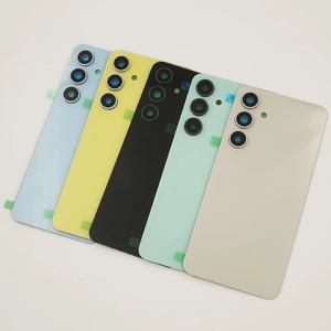 삼성 갤럭시 S24 FE SM-S721 배터리 커버 후면 도어 하우징 케이스 교체 부품 및 카메라 렌즈 (S24FE 용)