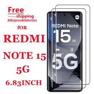 Redmi Note15 5G용 강화 유리 화면 보호 필름 1/4개 - Redmi Note15 5G 시리즈에 적합한 스마트폰 보호