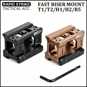 UNITY Fast Riser와 Aimpoint M5/T1/T2/R5/Duty RDS 라이플 스코프 레드 도트 사이트 20mm Picatinny 레일 마운트 브래킷의 호환성