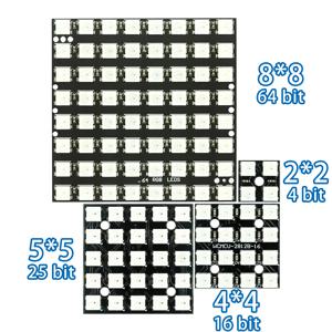 XZG WS2812 LED 5050 RGB 8x8 4 16 25 64 LED 매트릭스