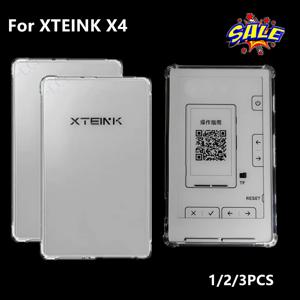 1/2/3pcs XTEINK X4 전자책용 낙하 방지 케이스 4.3인치 오리지널 보호용 뒷면 커버 소프트 TPU 충격 방지 뒷면 투명 케이스 ON