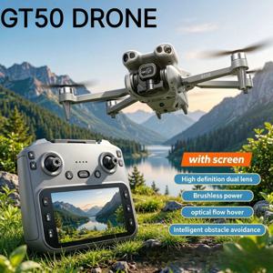 오리지널 GT50 GPS 접이식 드론 8K HD 카메라 5G WiFi FPV 화면 리모컨 브러시리스 모터 경량 RC 쿼드콥터