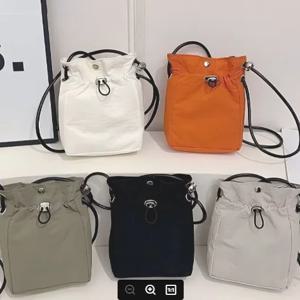 가벼운 나일론 소재의 크로스백, 부드러운 미니 사이즈 휴대폰 지갑, 다용도 사각형 숄더백, 크로스백, 메신저 백