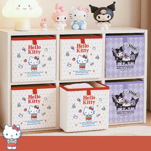 귀여운 산리오 데스크탑 수납함 접이식 장난감 잡화 속옷 화장품 문구 정리함 티셔츠 옷장 수납함