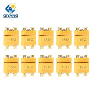10쌍/세트, Amass AS150U, DC500V, 70A, 방수 처리된 금도금 황동 커넥터, 2.0mm 바나나 플러그, RC 리튬 폴리머 배터리 부품용 신호 핀 포함