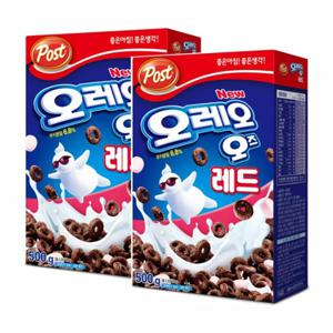 포스트 오레오오즈 레드 500g X 2개 시리얼 아침식사 그래놀라
