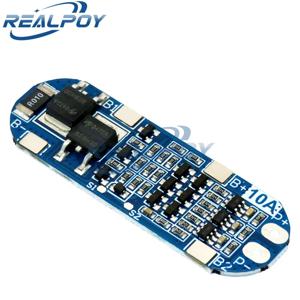 18650 리튬 이온 Lipo 배터리 셀 BMS 3.7V 용 3S 10A 11.1V 12V 12.6V 리튬 배터리 충전기 보호 보드 모듈