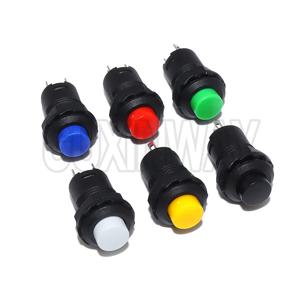6PCS DS-228 DS-428 셀프 락/순간 푸시버튼 스위치 DS228 DS428 12mm OFF-ON 푸시 버튼 스위치 3A/125VAC 1.5A/250VAC