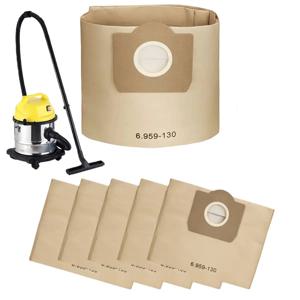 Karcher 6.959-130.0 WD3 MV3 WD3 프리미엄 습식 및 건식 진공 청소기, SE4001 MV1 A2204 A2656, 먼지 봉투 부품용 진공 청소기 가방