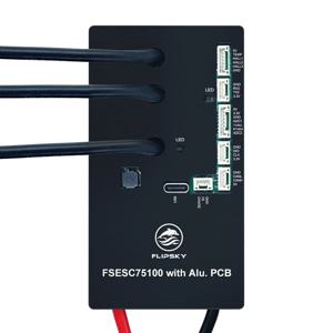 플립스키 75100 알루미늄 PCB VESC 컨트롤러 고출력 ESC 전동 스케이트보드 스쿠터 전기자전거 브러시리스 속도 컨트롤러