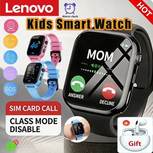 레노버 2027 키즈 5G 스마트워치 GPS SOS 화상 통화 HD 카메라 방수 SIM 카드 지원 이어폰 어린이 시계 (남아&여아용)