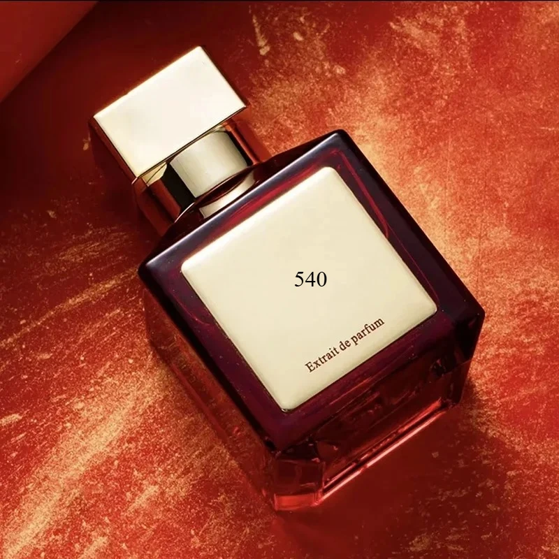 70ml 고품질 여성용 향수 오리지널 콜로뉴 럭셔리 향수 오리지널 레드 540 순수 향수 (박스 포함)